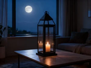 Metal Candle Lanterns Decor, Vintage Hanging Candle Holder for Front Porch Patio Wedding Farmhouse Home, Spring Decoration