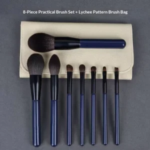 Practical 8-Piece Makeup Brush Set