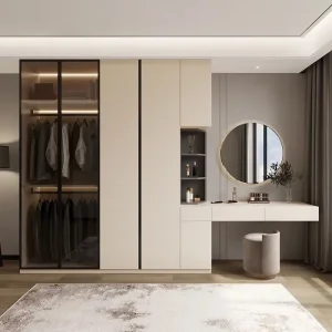 Customized Dressing Table Closet Set