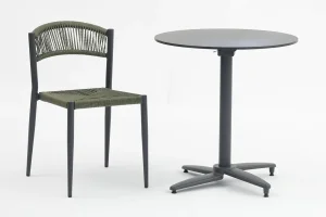 Cheap Metal dining restaurant round or cross shape cast Alum table base With HPL Table Top- AD751017 Supplier, Quotes
