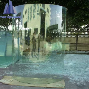 10mm 12mm 15mm 19mm Curved Aquarium Tempered Glass