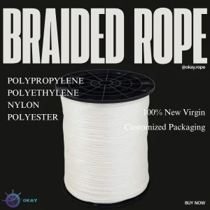 Cost-Effective Nylon Polyester Braided Rope for DIY Fishery Marine Hardware Agriculture Packaging