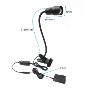 Adjustable Beam 10W LED Plant Light Indoor LED Grow Light Full Spectrum Dimmable Switch Commercial Plant Lamp Grow Lamp