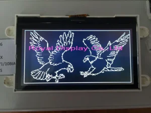 192*48 Graphic LCD Module with Backlight At0107 6h 12h Wide Temperature Industrial Display