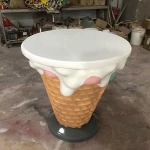 Custom Ice Cream Chair Sculpture Sweets Bench for Rental Props