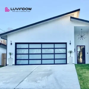 Luxury Modern Fully Tempered Aluminum Alloy Garage Door