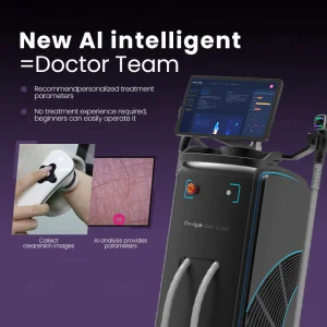 OEM/ODM Best Medical Laser Beauty Salon Use 808nm Laser Hair Removal 4 Wave for Diode Laser Hair Removal Machine Powerful Ai Function Beauty Salon Equipment