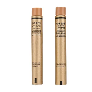 Unique Custom Printed Black Lotion Metal Tube Packaging 10ml Skincare Cream Aluminum Cosmetic Tubes Package with Label