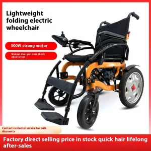 Stahl-Elektro-Rollstuhl-Faltbar Mdr CE Cheap All-Terrain Carbon Steel Fold Electric Wheelchair for Disabled