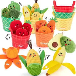 Juguetes de personajes de frutas y verduras de felpa adorables para niños