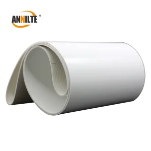 Annilte PU Conveyor Belt Manufacturer White Food Grade Polyurethane Conveyor Belt for Food Industry