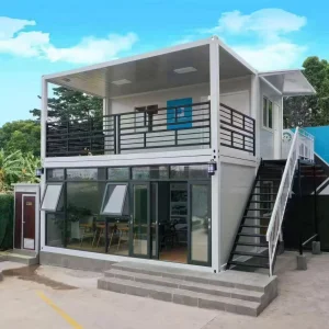 Mobile Prefab House Full Furniture Turnkey Solution Modular Living Home Modern Round 5 Year Warranty Hongxin Brand