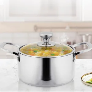 Daosheng Fast Supply Speed Dishwasher Safe Cooking Simmering Soup Stew 18/10 Stainless Steel Stockpot