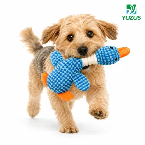 Squeaky Plush Goose Dog Toy Soft Stuffed Animal Puppy Chew Toy Boredom Relief Plush Dog Chew Toy
