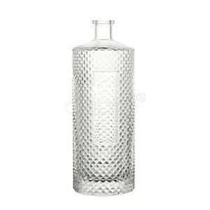 China 1000 ml elegant liquor glass tequila bottle Manufacturers, Supplier