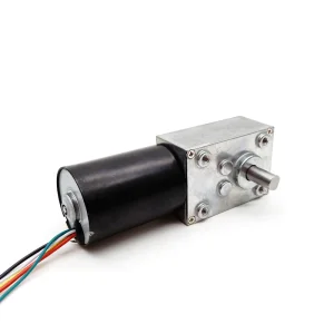 5840 Worm Gearbox With Bldc 3650 3640 Brushless Motor Low Rpm High Torque 12v 80rpm Geared Motor