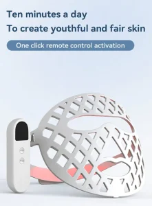 Hot Sell Customize Rechargeable 7 Colors Red Light Therapy Mask 3 in 1 Home Use Face LED Mask for Facial Beauty