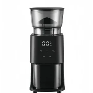Electric Stainless Steel Coffee Bean Grinder Adjustable Office Commercial Use