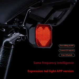 Factory Direct Sales Waterproof USB Rechargeable Bicycle Tail Light Bike Tail Light with Turn Signals Bike LED Light