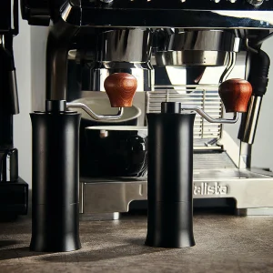 Máquina de espresso personalizada con núcleo de molienda de acero inoxidable, molinillo de café de manivela, diseño fácil de limpiar