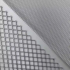 Galvanized, Stainless Steel, Aluminum Copper Expanded Metal Mesh Honeycomb Expanded Metal Decorative Panel