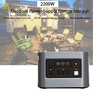Banco de Energía Portátil 48V 2200W Batería Solar para Motocicleta Eléctrica