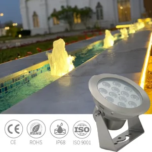 DMX Control Stainless Steel Pool Light