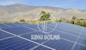 Commercial Solar Ground Mount with Support Pole