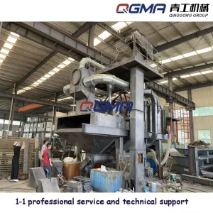 High Performance Roller Conveyor Shot Blasting Machine for Large Steel Components