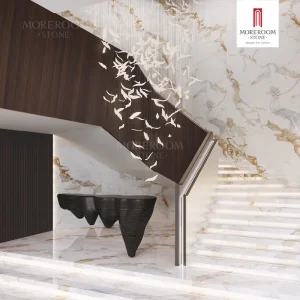 1600X3200mm High Gloss Durable Artificial Marble Sintered Stone Slab