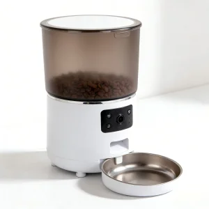 Automatic Pet Feeder With Camera Real Time Monitor Smart Control for Cats Dogs Multi Pet Household Use