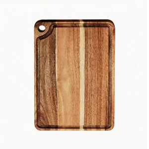 Acacia Wood Cutting Board with Juice Groove