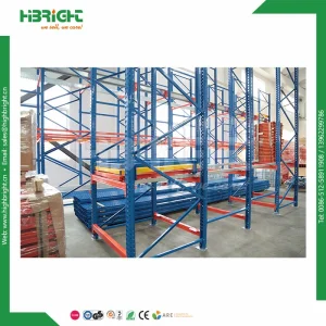 Global Push Back Pallet Racking System for Warehouse