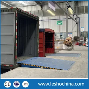 Fixed Boarding Bridge Stationary Dock Leveler OEM Automatic Loading Bay Platform for Container