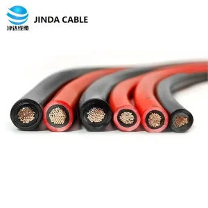 Solar Cable PV1-F Solar Connector Cable Sunlight Resistant Single Core DC 4mm 6mm XLPE With TUV Standard