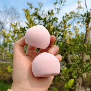 New Design Latex Free Peach Shape Make Up Blending Sponge Beauty Powder Puffs Milk Cream Powder Makeup Sponge For Foundation