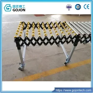 Heavy-Duty Telescopic Conveyor System for Food Beverage Logistics Cold Chain Storage Workshop Loading Unloading Conveyor