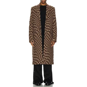 Oem Custom Winter Fashion Casual High Quality Oversized Long Sleeves Woolen Coat for Man