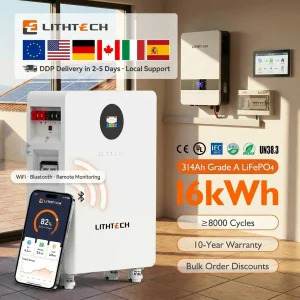 IP65 Waterproof Dustproof Large Capacity 15kwh Vertical Lifepo4 Solar Power System 51.2 Volt 300ah 314ah Lithium Ion Battery