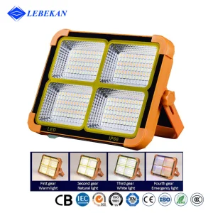 600W Portable Solar LED Flood Light
