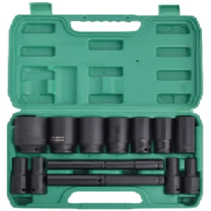 15PCS Conjunto de Ferramentas para Hardware Doméstico e Ferramentas Pneumáticas de Soquete Longo