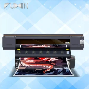 Fuxin 1.9m Large Format Dye Sublimation Printer High Speed I3200 6head Heat Transfer Sublimation Printer All in One