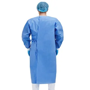 2025 Venta Directa de Fábrica Toalla de Mano Quirúrgica Reutilizable Lavable Protección Aislamiento Mangas Tejidas Bata