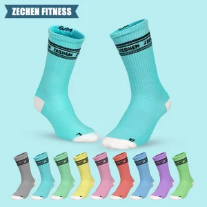 2026 Athletic Crew Socks Performance Cushioned Gym Fitness Sports Basketball Running Compression Sock
