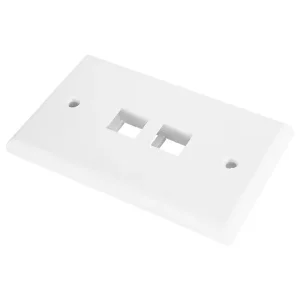 OEM 2-Port Keystone Wall Plate
