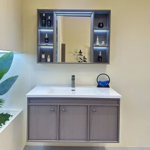 Wooden Bathroom Cabinet