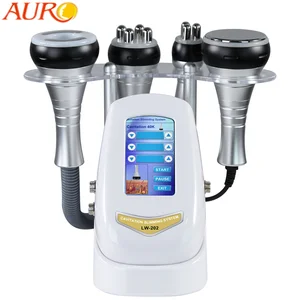 AU-34B Mini Size 4 in 1 Ultrasonic 40k RF Slimming Aesthetics Apparatus Vacuum RF Frequency Liposuction Cavitation