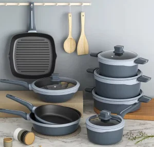 Die Cast Aluminum Non-Stick Cookware Grill Pan Fry Pan Casserole Sauce Pot Cookware Sets