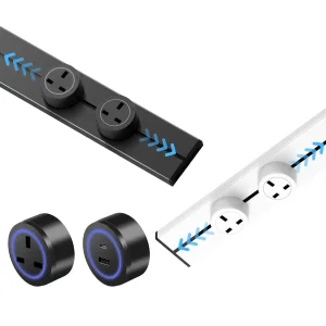 Popular Recessed Embedded Power Track Socket Rail Mounted Wall Socket with USB Type C