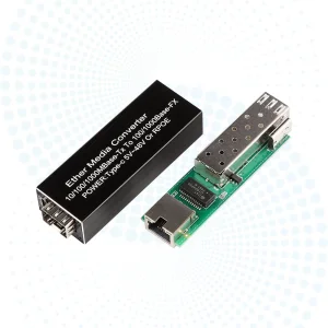 High Quality MINI Fiber Optical Transceiver SFP to Self-adaptive 10/100/1000Mbps Media Converter